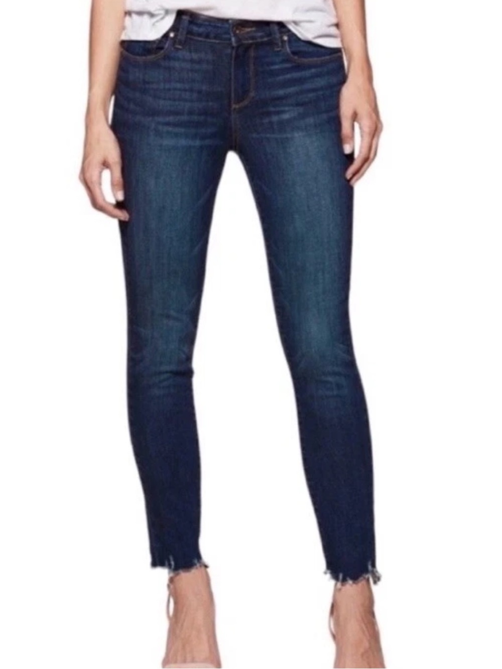 Paige Verdugo Ankle Jeans in Darton Distressed Wash Size 26
